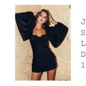 Black princess Polly mini dress